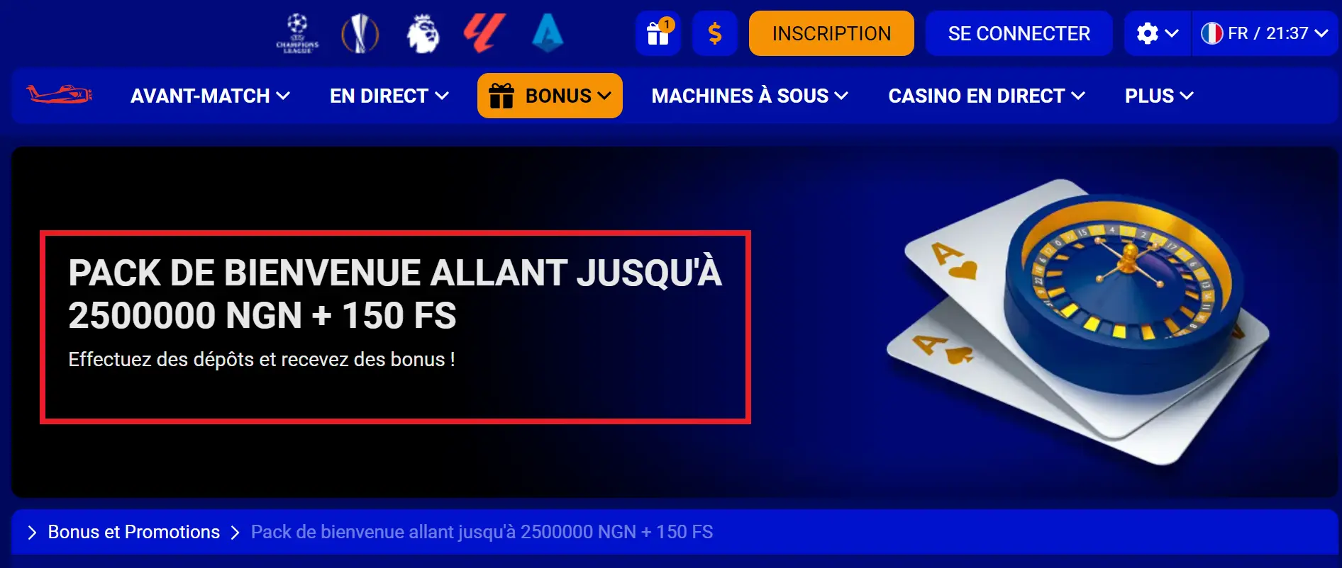 Conditions d'utilisation du bonus d'PariPesa Conditions d'utilisation du bonus d'PariPesa