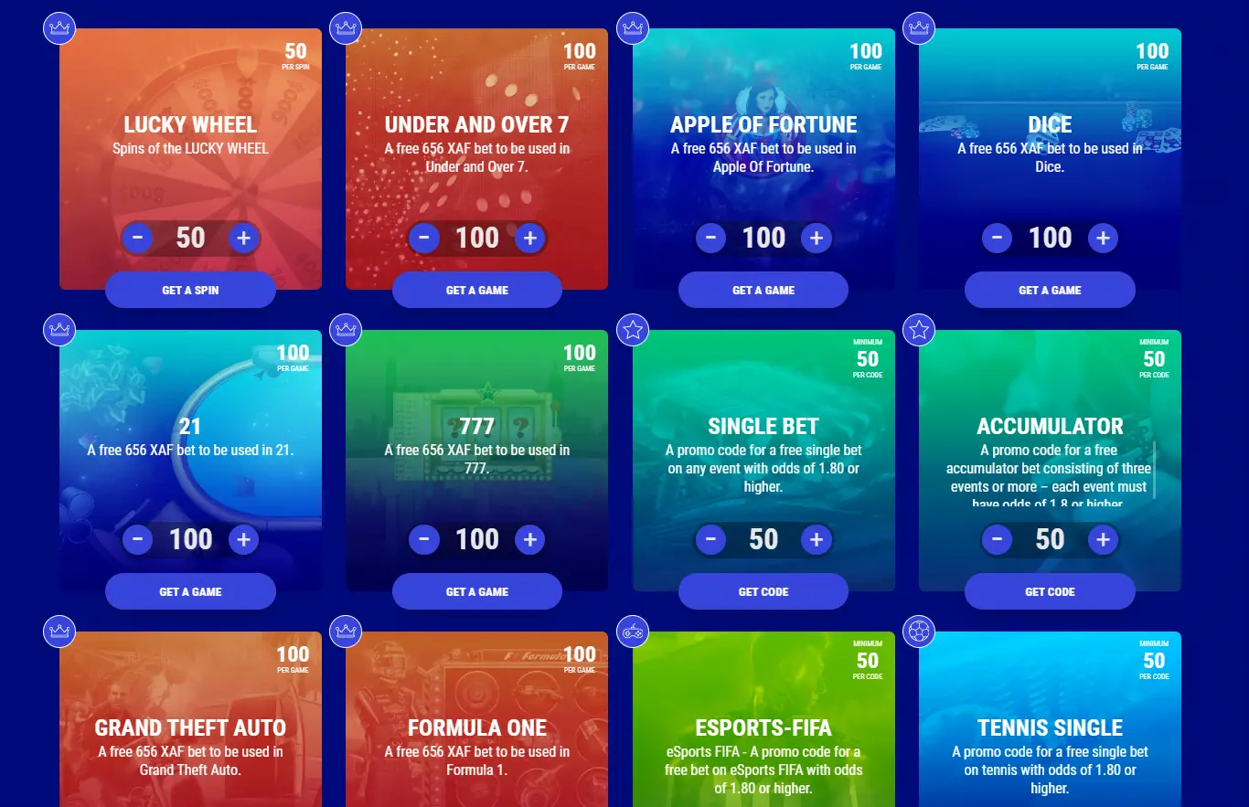 Promo code for current players Promo code for current players