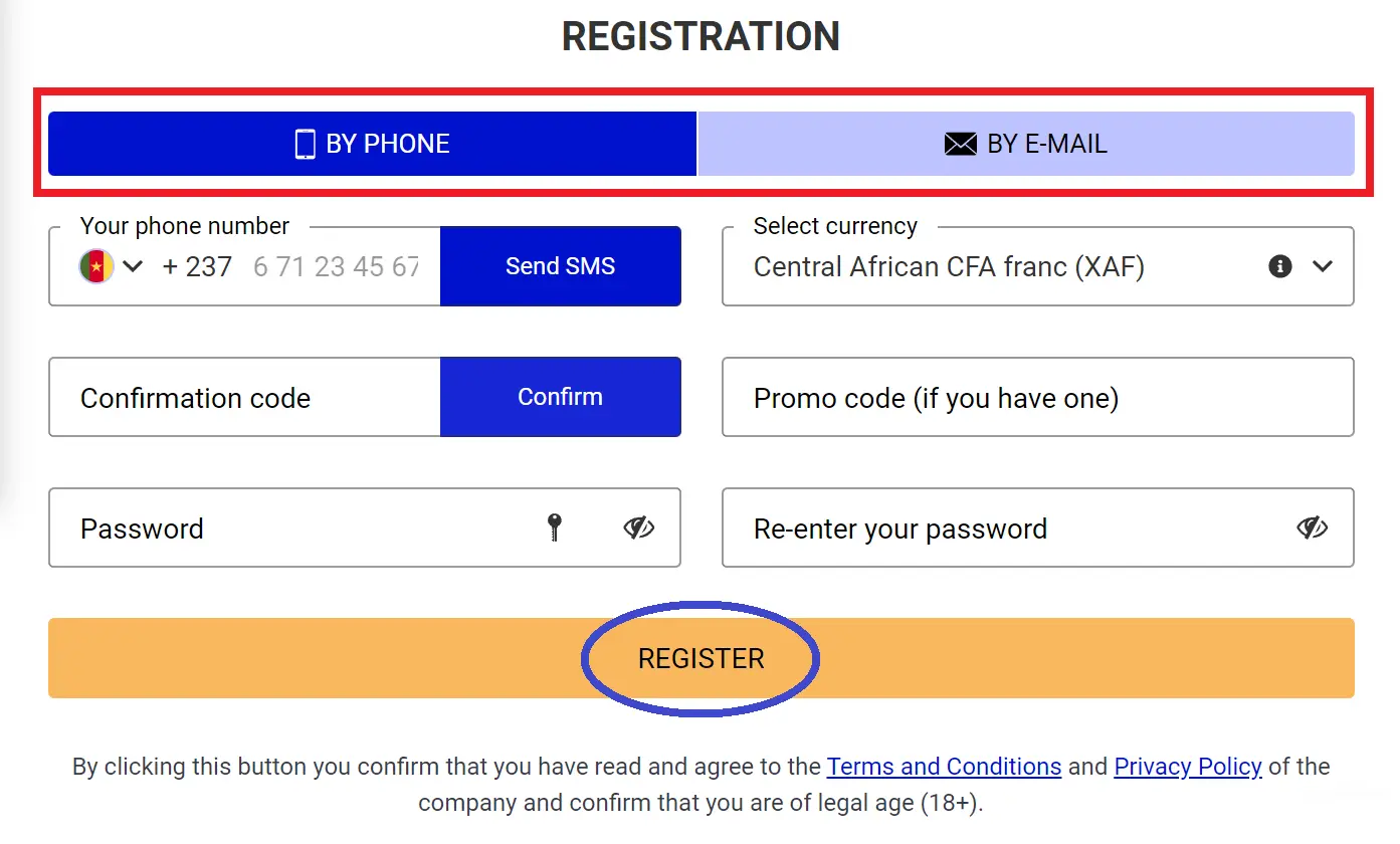Specifics of registration at PariPesa Specifics of registration at PariPesa