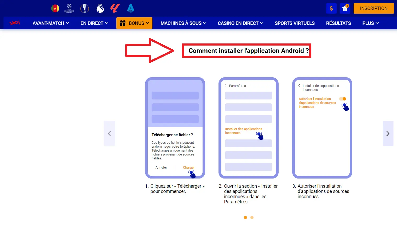 Spécificités du PariPesa apk télécharger pour Android Spécificités du PariPesa apk télécharger pour Android